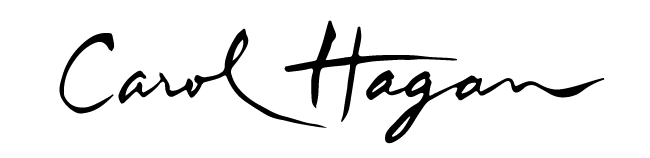 Carol Hagan Website signature and logo