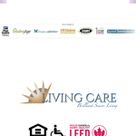 mobile screenshot of the Living Care Lifestyles homepage