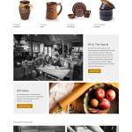 homepage of Mountain Arts Pottery website