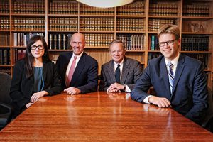 attorneys at a table