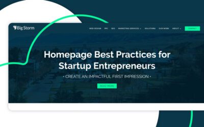 Homepage Best Practices for Startup Entrepreneurs