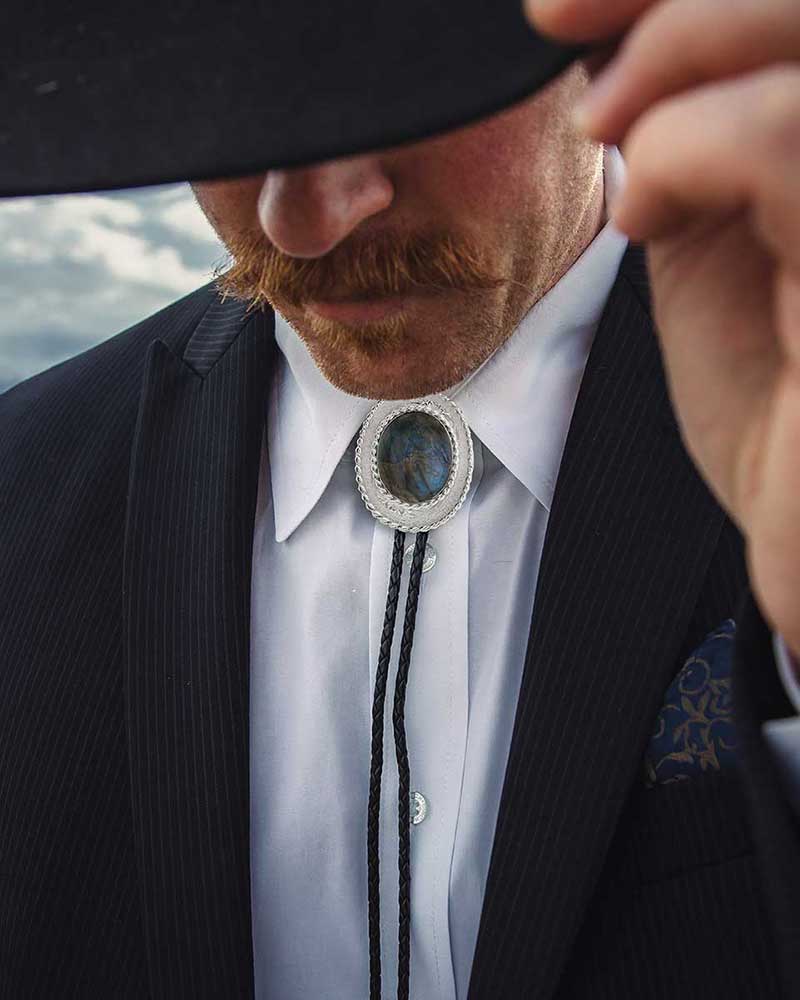 Montana Silversmiths Bolo Tie Cowboy