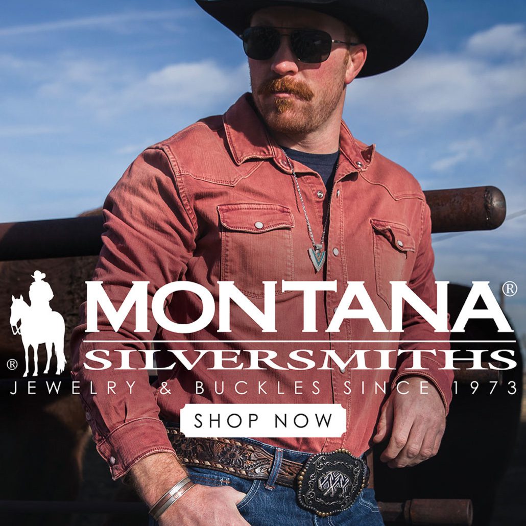 Cowboy with Montana Silversmiths accessories