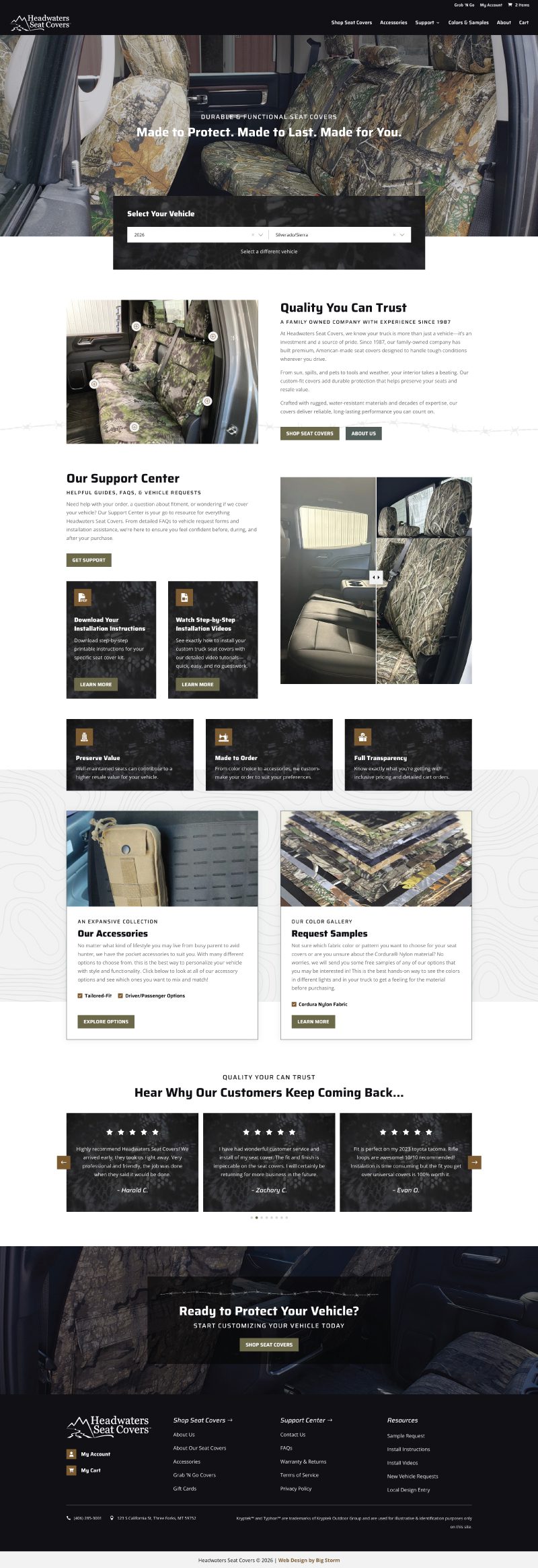 Great Northern Metal Company Website Homepage